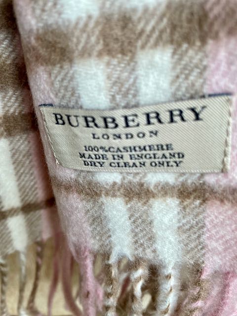 Burberry Scarf Tag: Made in England